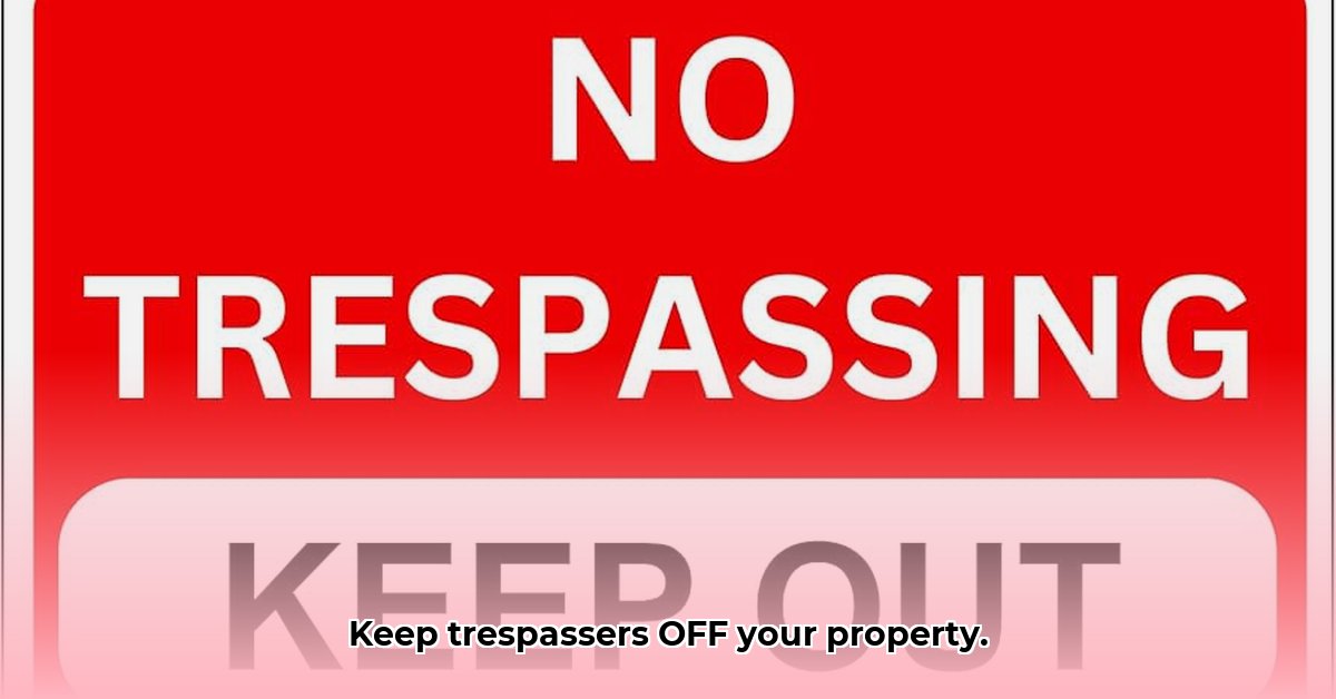 tractor-supply-no-trespassing-signs